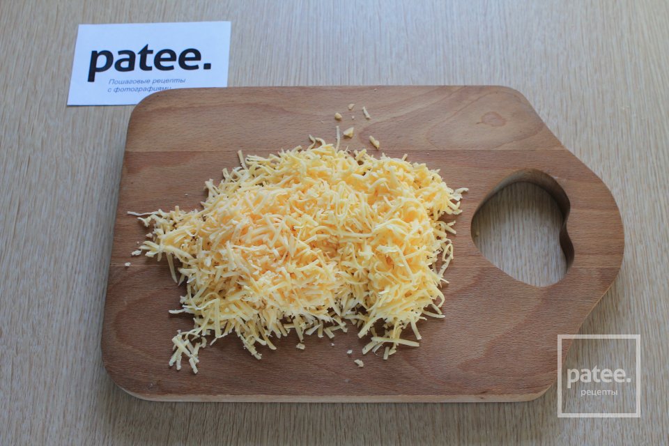 Блины с грибным припеком и сыром - Шаг 7