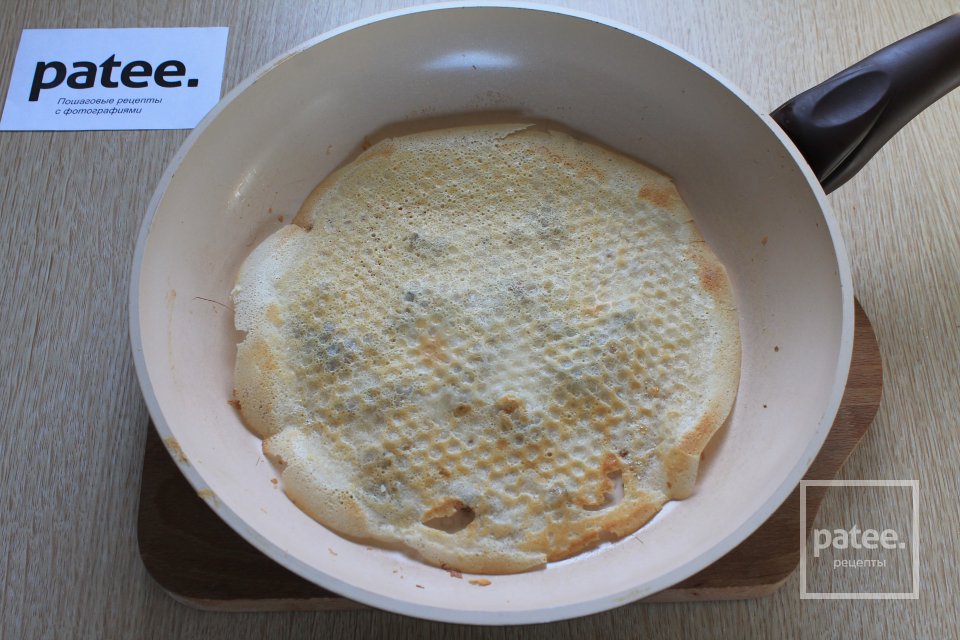 Блины с грибным припеком и сыром - Шаг 10