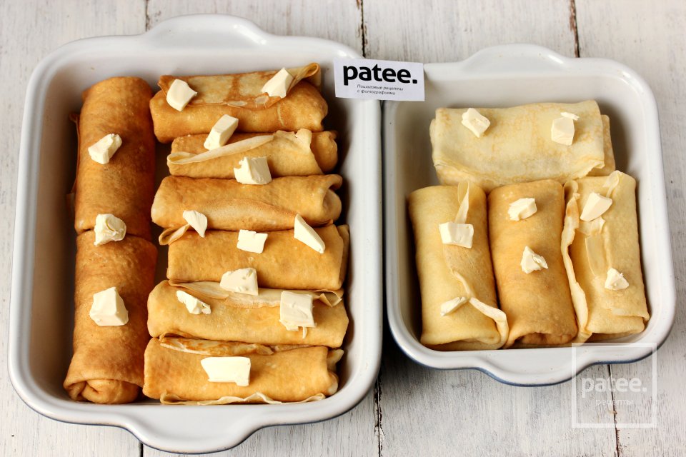 Блины с бананами и заварным кремом - Шаг 13