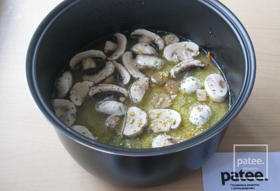 Пшенная каша с куриными желудками в мультиварке - Шаг 14