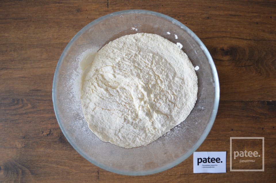 Турт с картофелем и грибами - Шаг 3