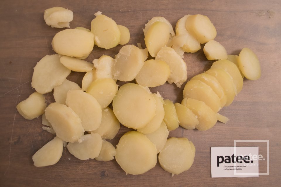 Турт с картофелем и грибами - Шаг 14