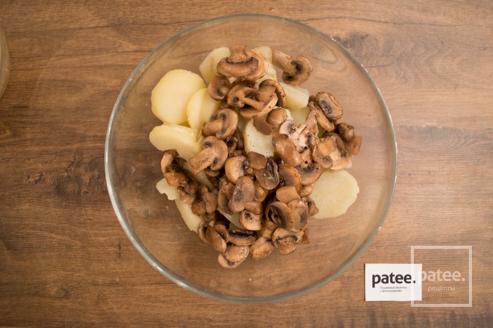 Турт с картофелем и грибами - Шаг 15