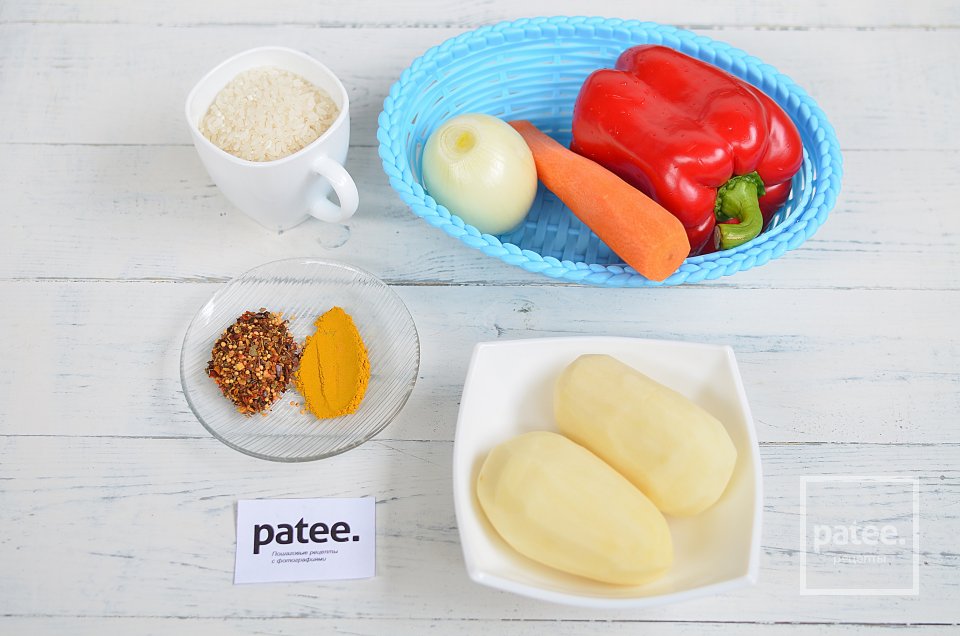 Рисовый суп Мексиканские страсти - Шаг 1