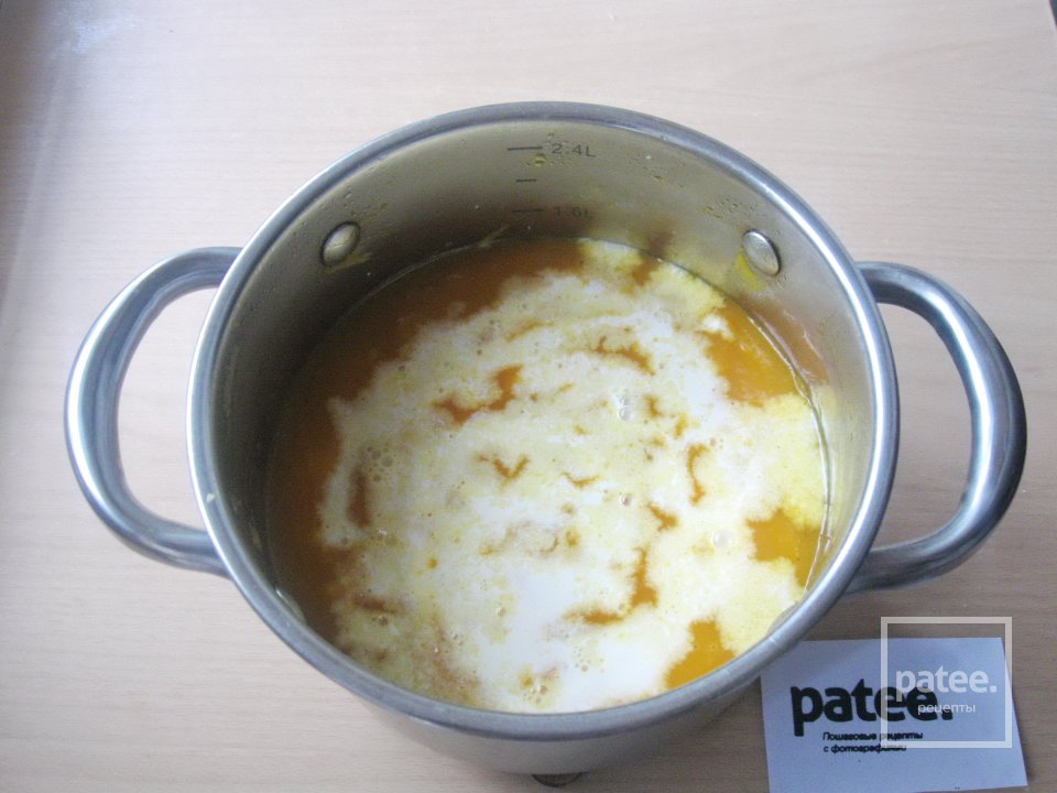 Тыквенный суп-пюре с куриными кнелями - Шаг 13