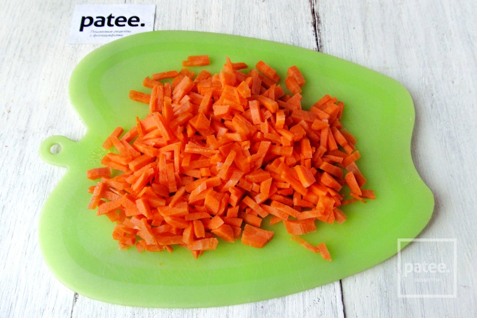 Гречка с куриными сердечками в мультиварке - Шаг 3