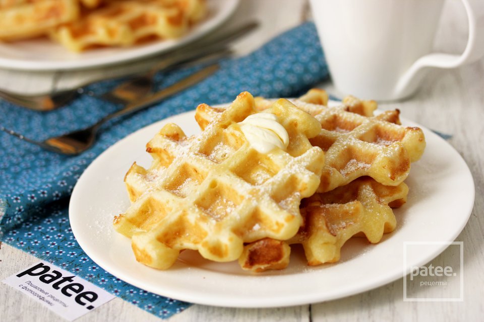 Творожные вафли - Шаг 15