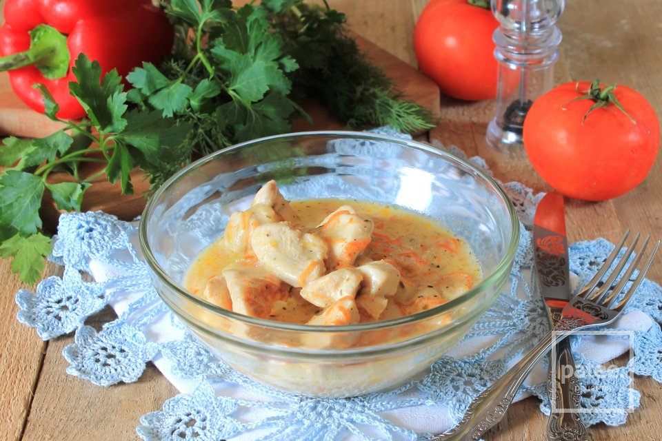 Куриное филе в сливочном соусе в мультиварке - Шаг 13