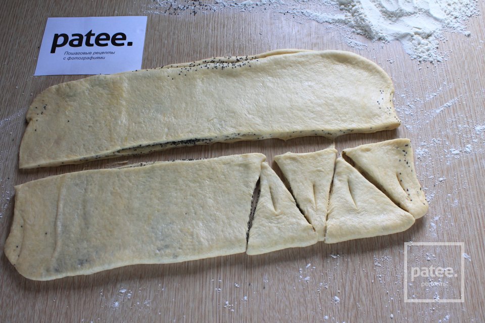 Печенье Треугольнички с маком - Шаг 10