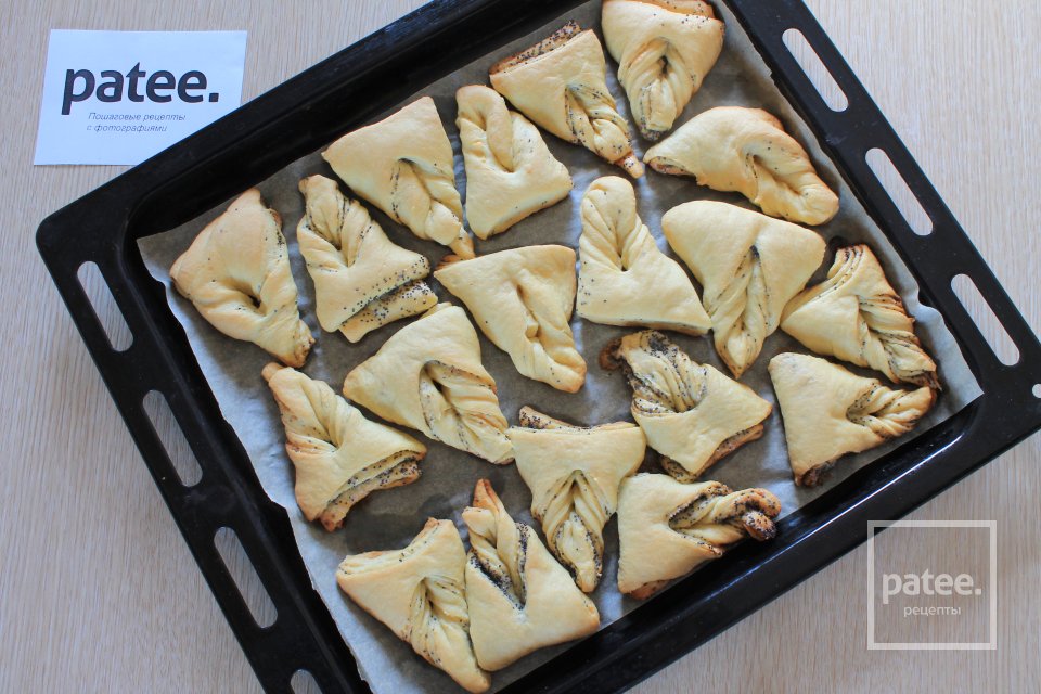 Печенье Треугольнички с маком - Шаг 13