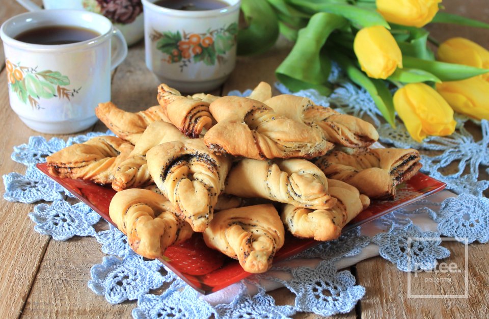 Печенье Треугольнички с маком - Шаг 14