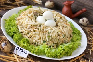 Салат Гнездо перепёлки