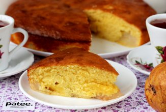 Пирог с грушами