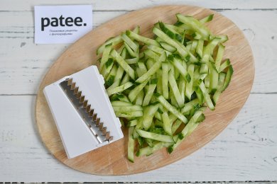 Салат из свежих овощей - приготовление