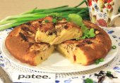 Сырный пирог с курицей в мультиварке