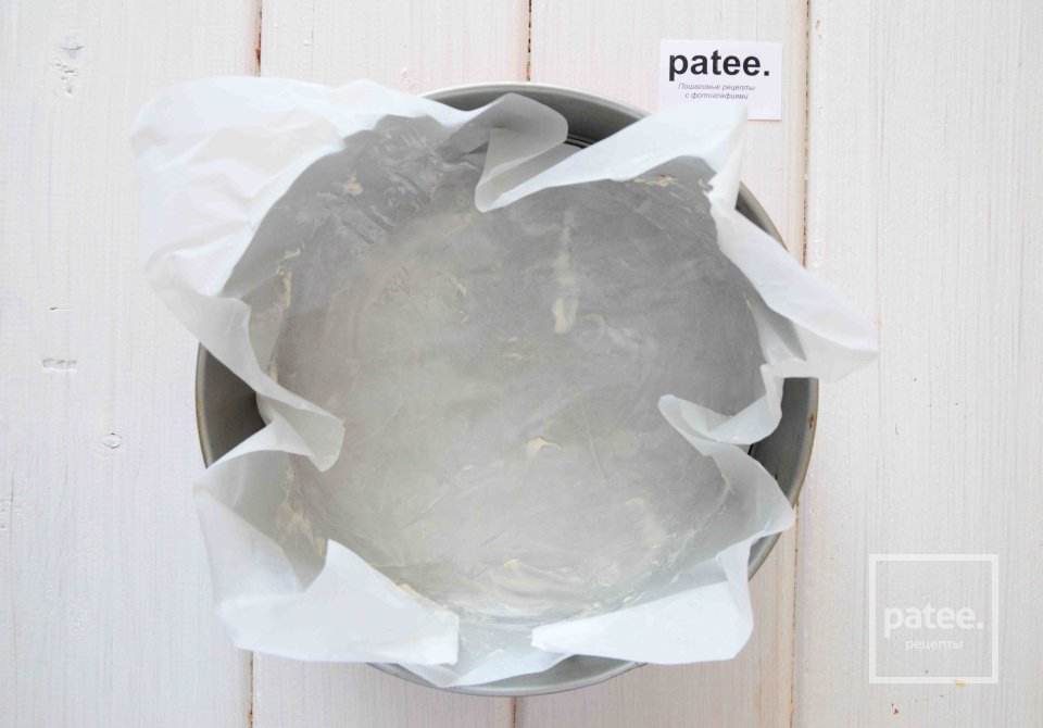 Шоколадный пирог с персиками - Шаг 8