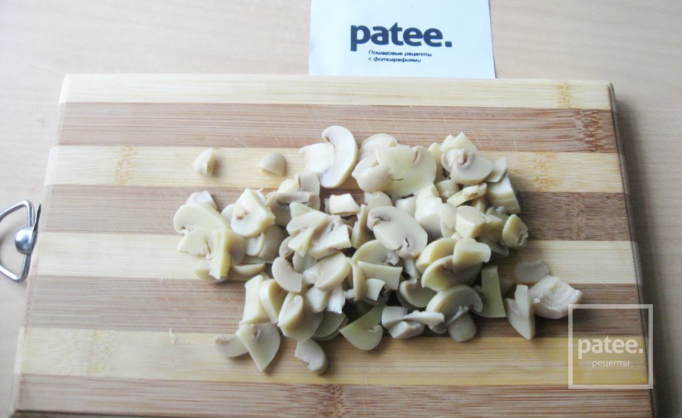 Салат с кальмарами и ветчиной - Шаг 4