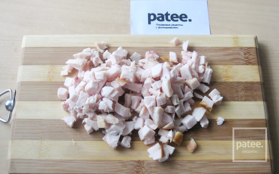 Салат с кальмарами и ветчиной - Шаг 7