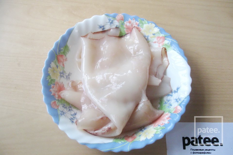 Салат с кальмарами и ветчиной - Шаг 10