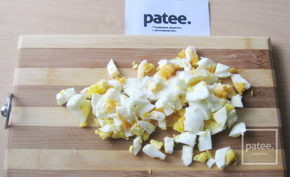 Салат с кальмарами и ветчиной - Шаг 12