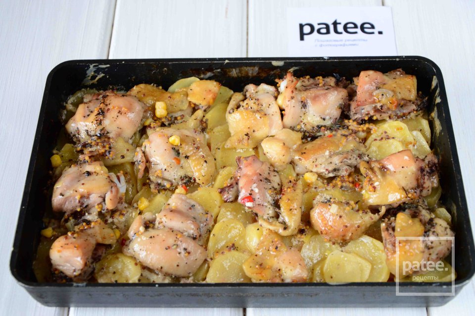 Куриное бедро с овощами - Шаг 14