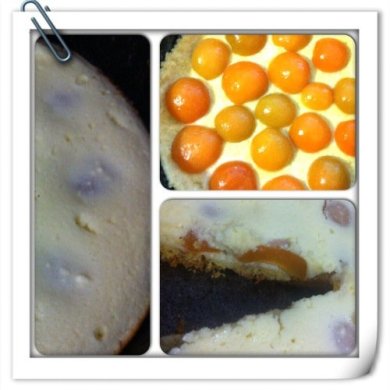 Рецепт Творожный пирог с персиками!