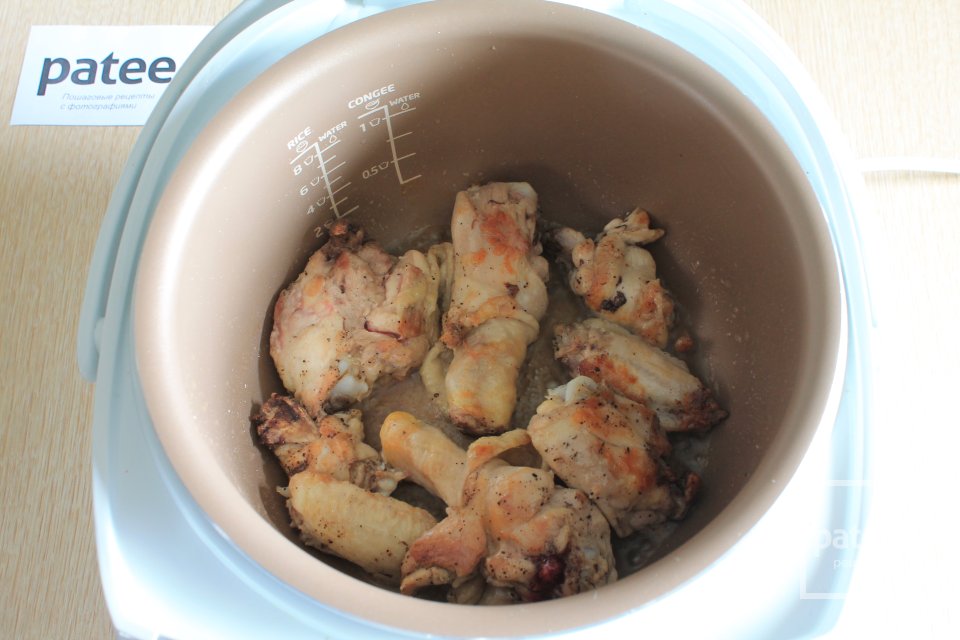 Курица с грибами и брокколи в мультиварке - Шаг 5