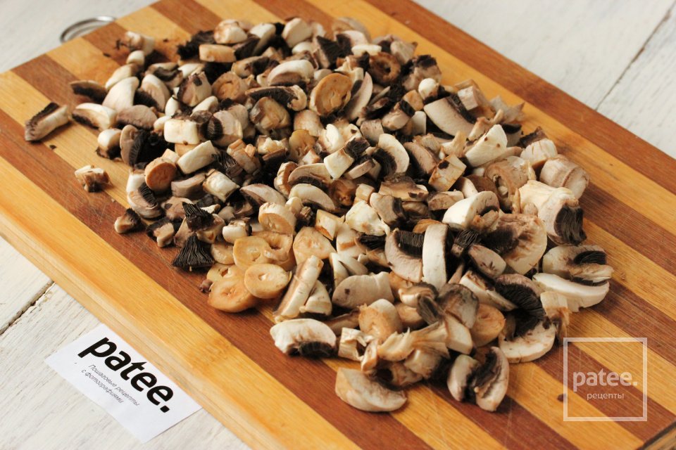 Булочки с грибной начинкой - Шаг 4