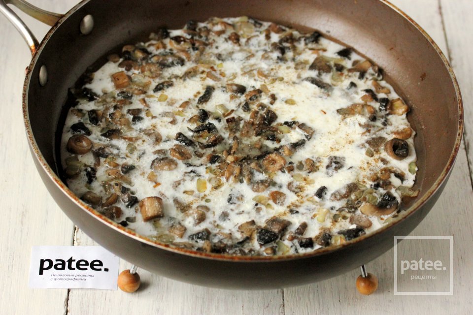 Булочки с грибной начинкой - Шаг 7