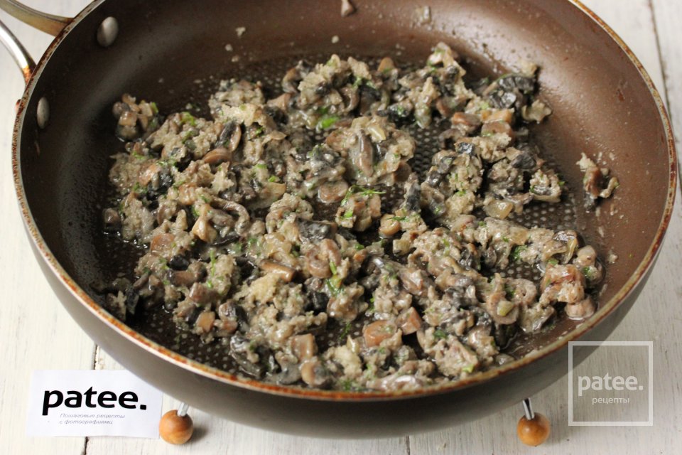 Булочки с грибной начинкой - Шаг 9