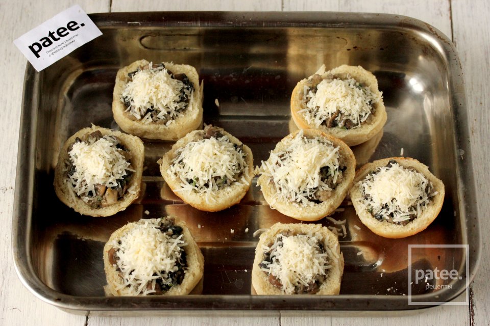 Булочки с грибной начинкой - Шаг 12