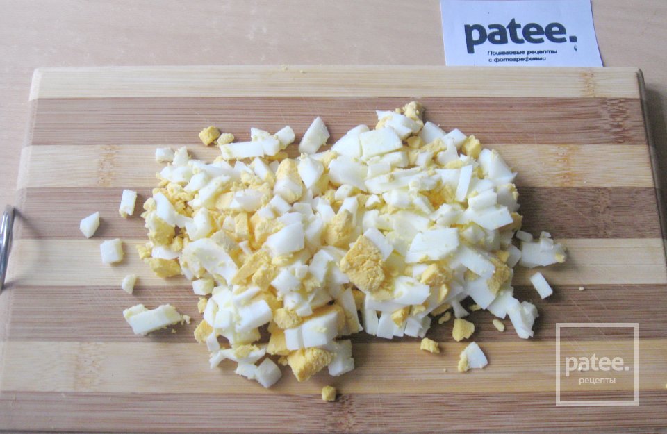 Салат с кальмарами и рисом - Шаг 7