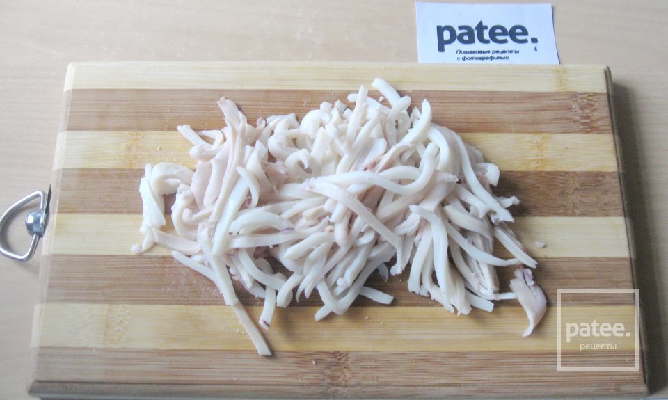 Салат с кальмарами и рисом - Шаг 9