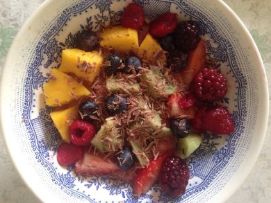 Рецепт Утренний смузи с ягодами и фруктами