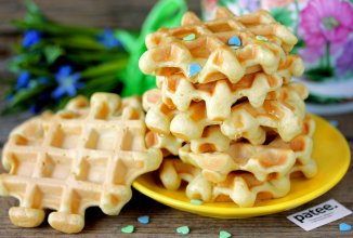 Вафли на сыворотке