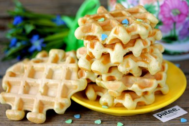 Рецепт Вафли на сыворотке — рецепт для вафельницы