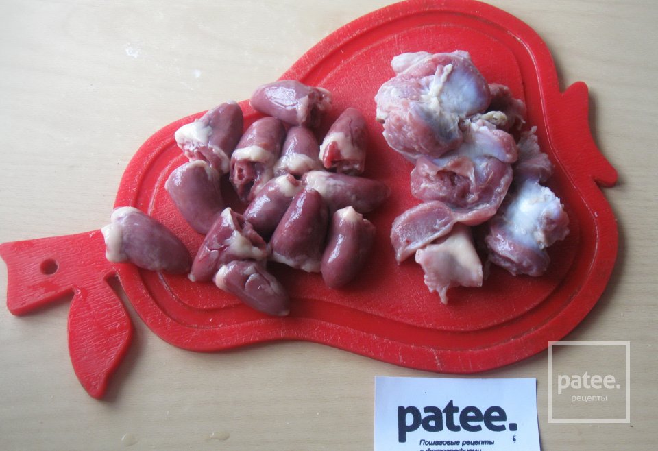 Немецкий суп с куриными потрошками и клецками - Шаг 2