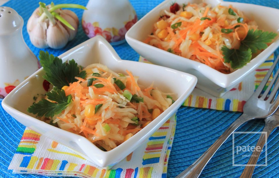 Салат из капусты с кукурузой - Шаг 10