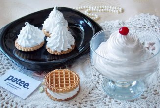 Белковый заварной  крем на водяной бане