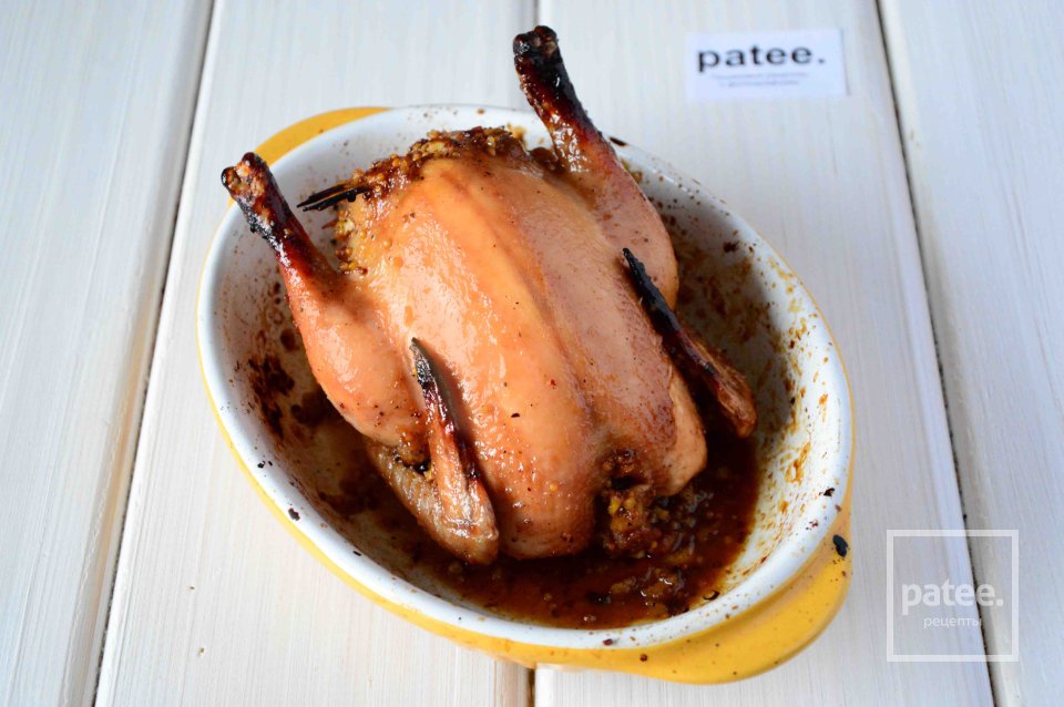 Цыпленок в цитрусовом маринаде с начинкой - Шаг 11