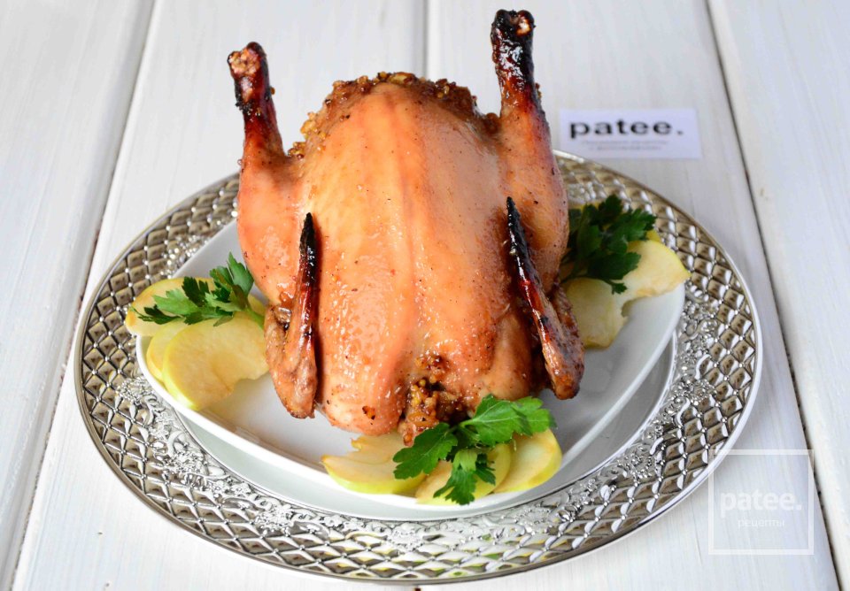 Цыпленок в цитрусовом маринаде с начинкой - Шаг 12