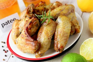 Цитрусовые крылышки с розмарином