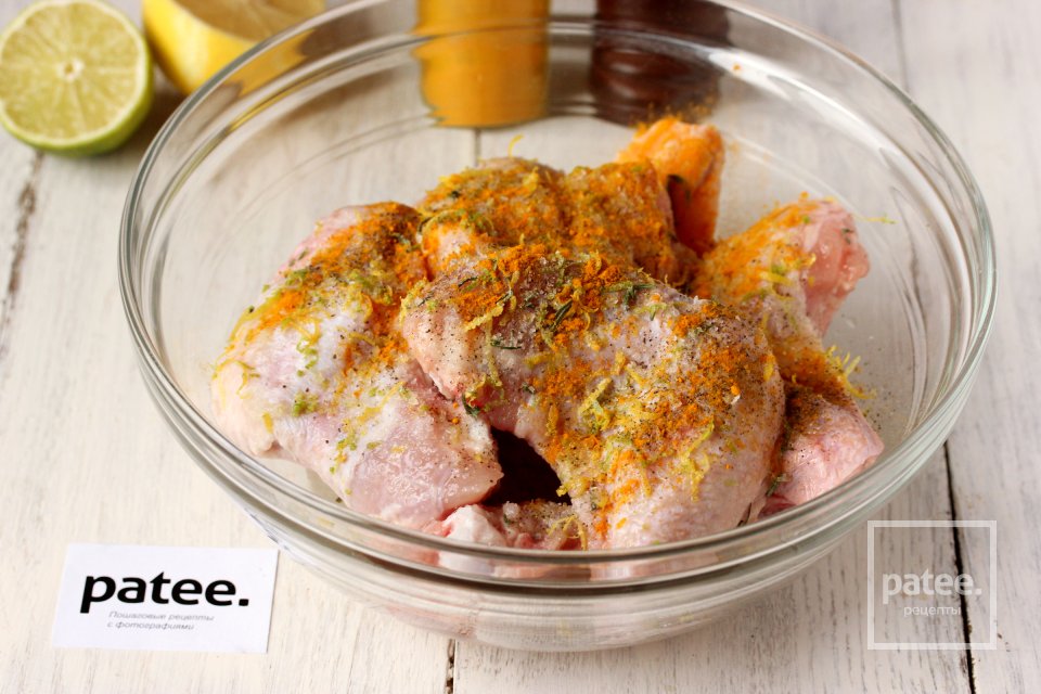 Цитрусовые крылышки с розмарином - Шаг 5