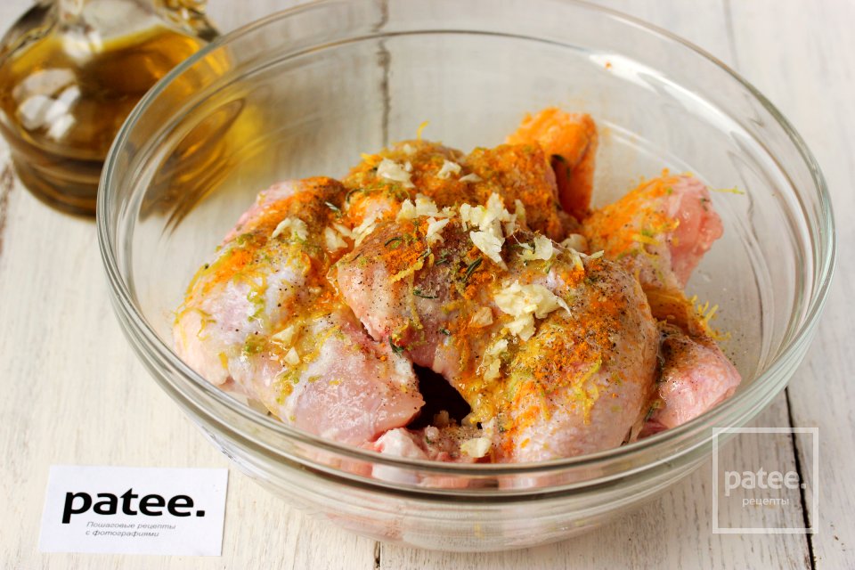 Цитрусовые крылышки с розмарином - Шаг 6