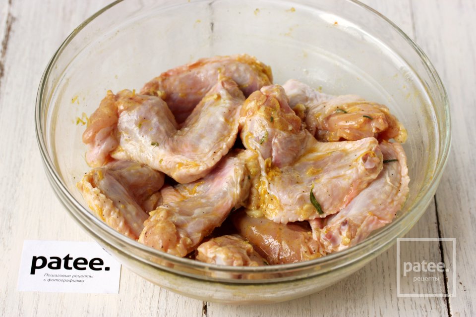 Цитрусовые крылышки с розмарином - Шаг 7