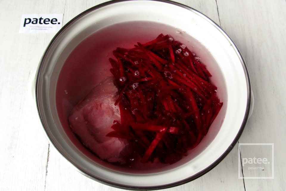 Зелёный борщ со щавелем и шпинатом - Шаг 4