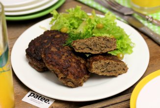 Пышные печёночные котлеты с гречневой мукой