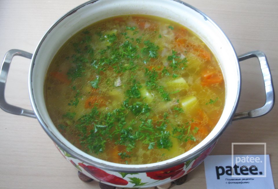 Фасолевый суп из индейки - Шаг 11