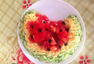 Салат "Арбузная долька"