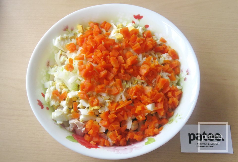 Салат с копчёной куриной грудкой и картофелем - Шаг 13